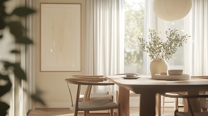 Modern Interior of Stylish Living Room ,Wall Mock Up, Frame , Poster with Beautiful Background, 3d render