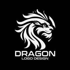 Dragon Vector Logo Design 