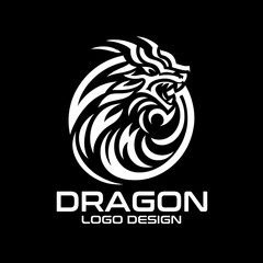 Dragon Vector Logo Design 