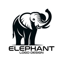 Obraz premium Elephant Vector Logo Design
