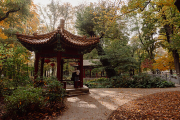 Lazienki Park Warszawa autumn