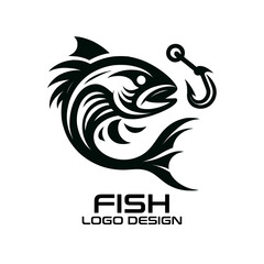 Fish Vector Logo Design 