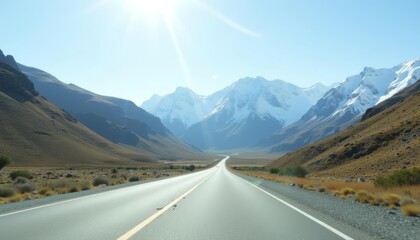  Exploring the majestic mountains on a clear day