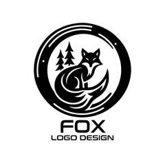 Obraz premium Fox Vector Logo Design