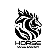 Horse Vector Logo Design