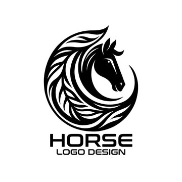Horse Vector Logo Design