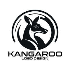 Kangaroo Vector Logo Design