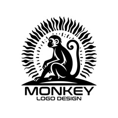 Monkey Vector Logo Design