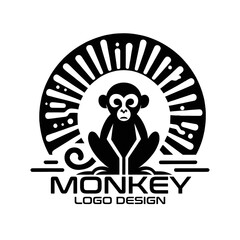 Monkey Vector Logo Design