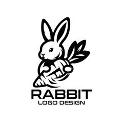Rabbit Vector Logo Design