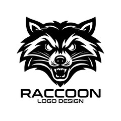 Raccoon Vector Logo Design