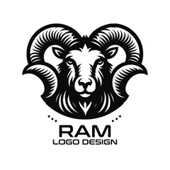 Ram Vector Logo Design