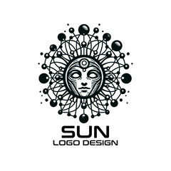 Sun Vector Logo Design