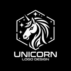 Unicorn Vector Logo Design
