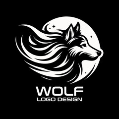 Wolf Vector Logo Design