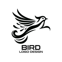 Fototapeta premium Bird Vector Logo Design