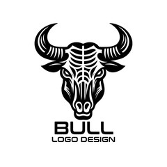 Bull Vector Logo Design 