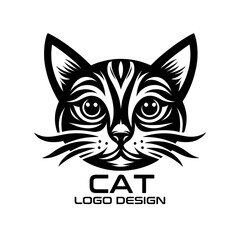 Cat Vector Logo Design