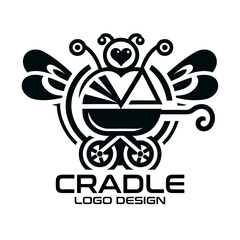 Cradle Vector Logo Design