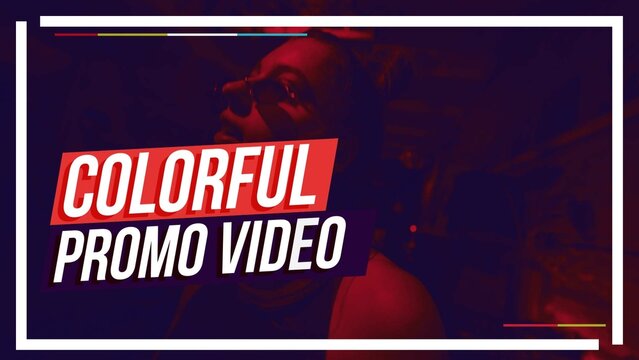 Colorful Glitch Promo Video