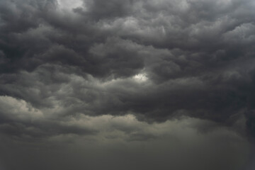 Cielo Nublado y Oscuro con Nubes de Tormenta Impresionantes