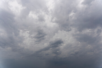 Vista Panorámica de Nubes en altura de Tormenta 