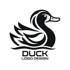 Fototapeta premium Duck Vector Logo Design