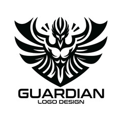 Obraz premium Guardian Vector Logo Design