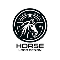 Horse Vector Logo Design