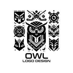 Owl Vector Logo Design