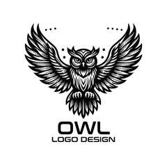 Owl Vector Logo Design