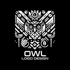Fototapeta premium Owl Vector Logo Design