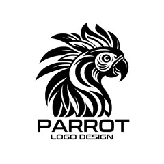 Parrot Vector Logo Design