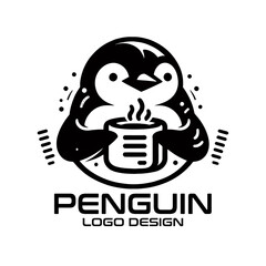 Penguin Vector Logo Design