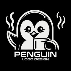 Penguin Vector Logo Design