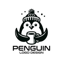 Penguin Vector Logo Design