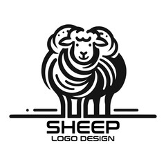 Sheep Vector Logo Design