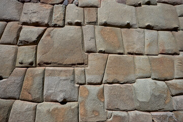 Inca stone walls in Cusco, Peru, a remarkable example of Inca architecture and craftsmanship