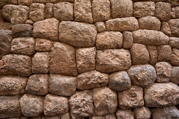 Inca stone walls in Cusco, Peru, a remarkable example of Inca architecture and craftsmanship