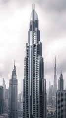Artistic Representation of a Luxury Tower