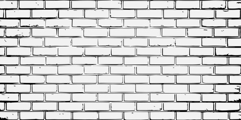 Fototapeta premium Brick wall Texture Vector. Grunge Urban Backgrounds. brick wall
