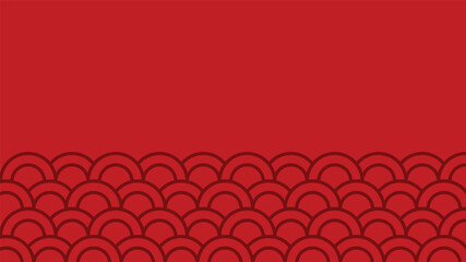 Background wave lunar new year unique design