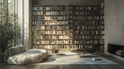 Modern Interior of Stylish Living Room ,Wall Mock Up, Frame , Poster with Beautiful Background, 3d render