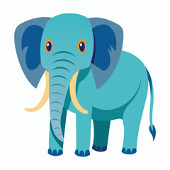 a elephant on white background