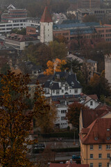 Herbstliches Foto von der Landschaft in Süddeutschland