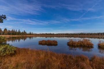 Herbstliches Foto von der Landschaft in Süddeutschland