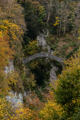 Herbstliches Foto von der Landschaft in Süddeutschland