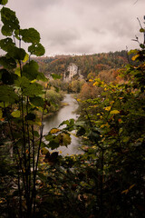 Herbstliches Foto von der Landschaft in Süddeutschland
