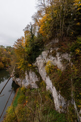 Herbstliches Foto von der Landschaft in Süddeutschland