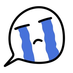 illustration of a cartoon human face